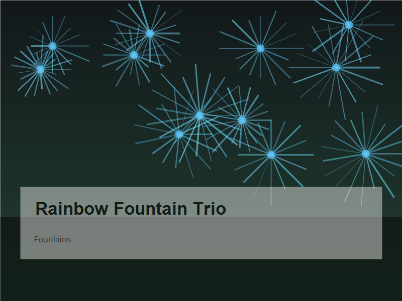 Rainbow Fountain Trio