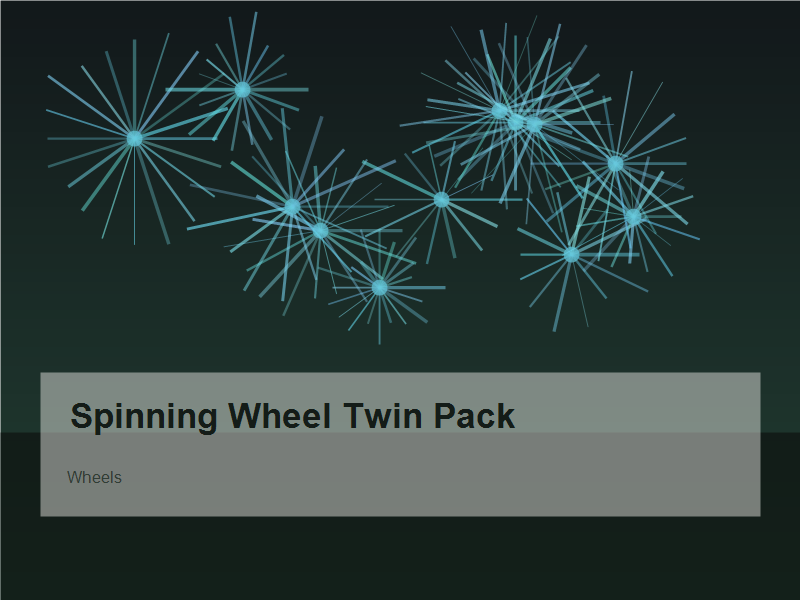 Spinning Wheel Twin Pack